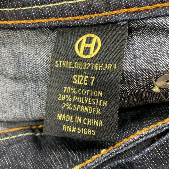 Rainbow Highway 7 Skinny Jeans 30" x 32" Gold Stretch Juniors - Picture 4 of 5